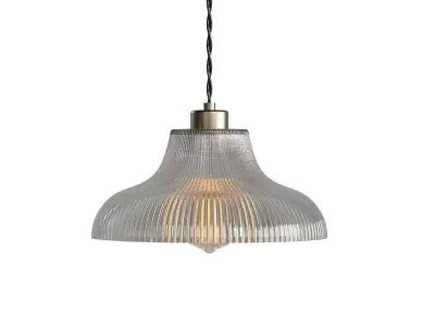 Abram Glass Pendant Light 3D model
