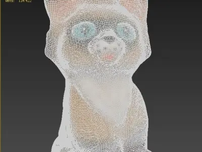 Cat Statue 3D model buy