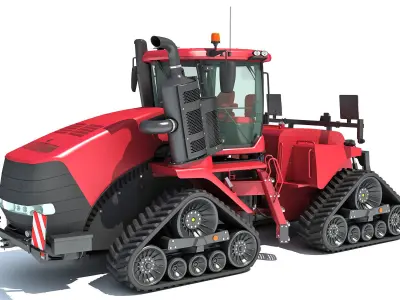 Tracked Articulated Tractor 3D model