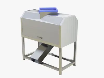 Olive Pitter Machine Low-poly 3D model