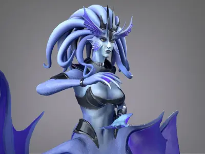 Siren Low-poly 3D model