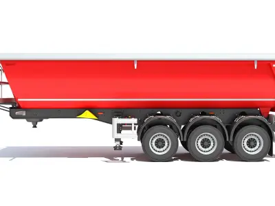 Farm Trailer 3D model buy