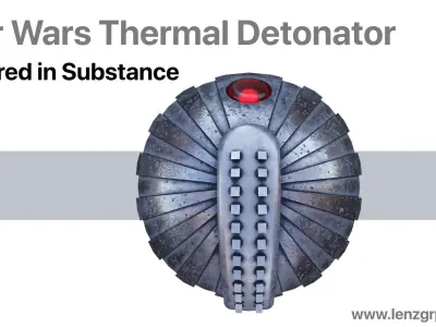 Grenade - Star Wars Thermal Detonator Low-poly 3D model