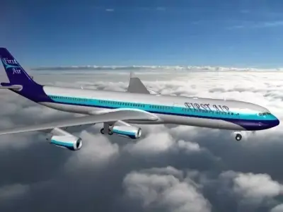 Airbus A340-600 First Air 3D model