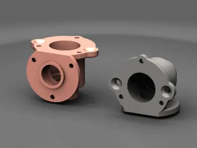 Strainer Body Free 3D model