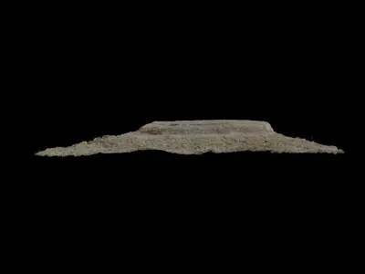 Korean Traditional Cornerstone 3D model