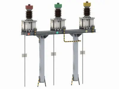 Voltage Transformer 3D model