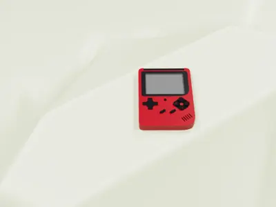 freeAtari game console With Charger socket Free 3D model