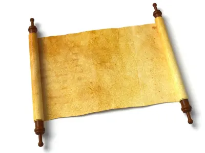Scrolls Set 3D model