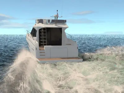 Gia Yacht Dynamic Simulation 3D model