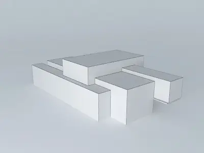 Exterior of commercial complex Free 3D model