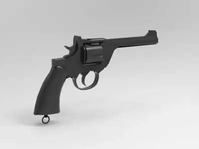 Webley Revolver 3D model