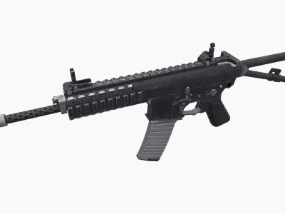 KAC PDW Low-poly 3D model
