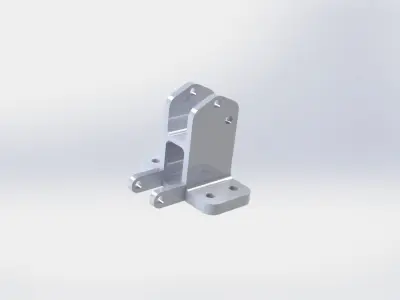 Manufactured Metal Holder 3D model