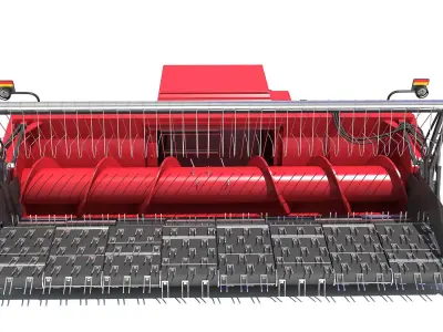 Combine Threshing Header 3D model