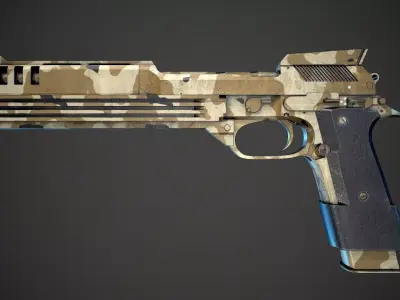Beretta 93R 3D model purchase