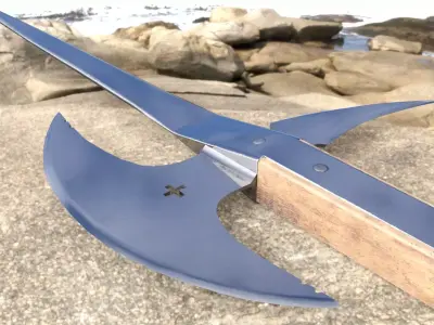 Pole Axe Low-poly 3D model