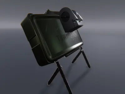Claymore - M18 Mine Low-poly 3D model
