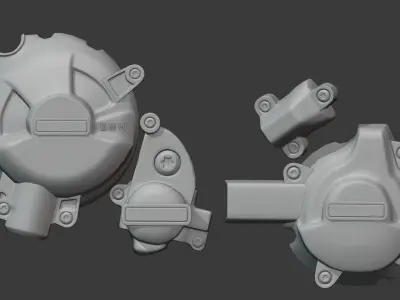 Cover Engine GB Racing Low-poly 3D model