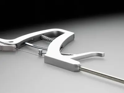 Suture Passer Model Rigged 3D model