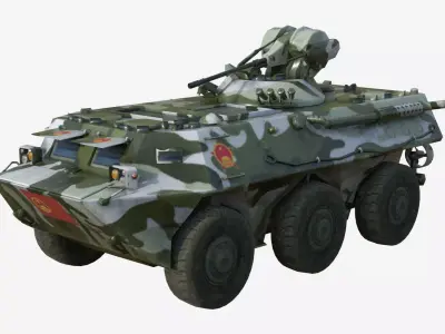WZ551 Mercenaries 2 fighting vehicle Free low-poly 3D model