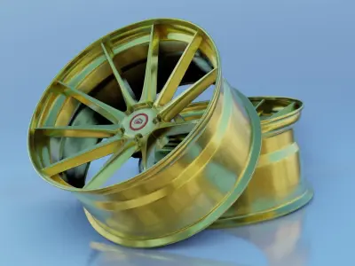 Vossen car wheel Free 3D model