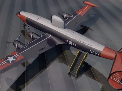 Lockheed EC-121 Warning Star 3D model