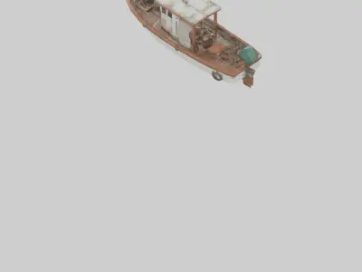 Fishing Boat model 3D model