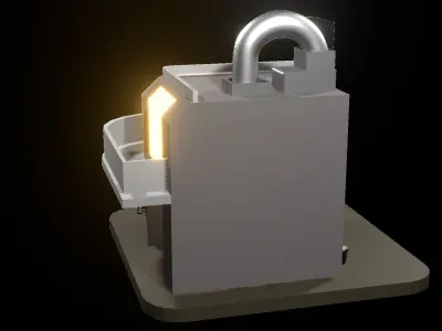 Sci fi Cafe 3D model