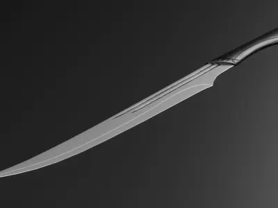 Sowrd-10 Low-poly 3D model