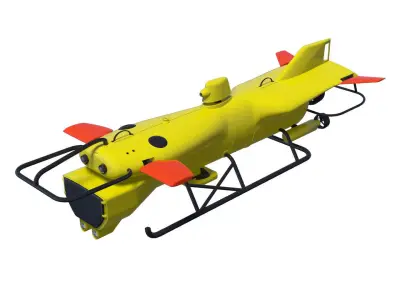 Unmanned Underwater Vehicle 3D model
