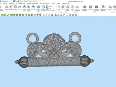 Designer Matt Pendant - 0102 3D print model purchase