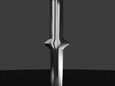Loy-Ploy Fantasy Sword Low-poly 3D model