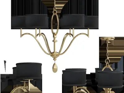 ALLEGRETTO 39 ROUND CHANDELIER 3D model