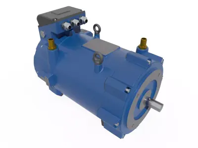 33kW Eletric Motor Free 3D model