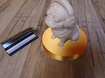 Chill Pug Herb Grinder-2 Part Magnetic - MellowVerse 3D print model