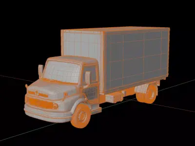 Mercedes-Benz LAK Cargo Truck 3D model