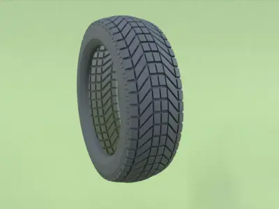 Tire 3D motorcycle 3D model