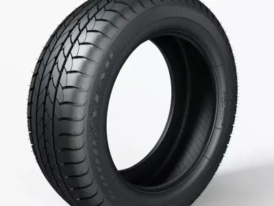 Tire GoodYear Efficient Grip 205x55xR16 3D model