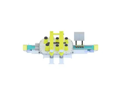Horizontal Marble Splitting Machine 3D model