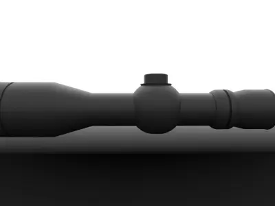 High-Resolution Weapon Lens Model Low-poly 3D model