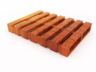 Wood Pallet 3D model buy