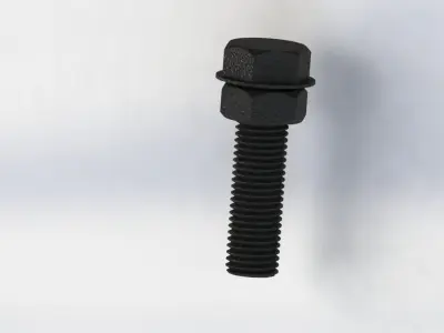 M16 bolt 3D model
