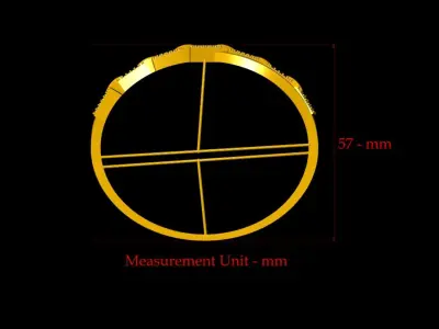 Fancy Bracelet 3DM - 002 3D print model