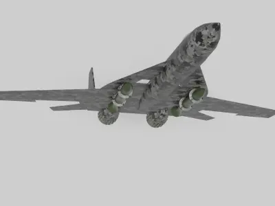 War Plane Low-poly 3D model purchase