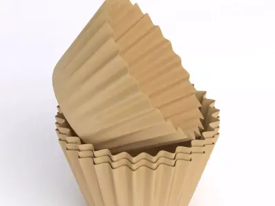 Cupcake Mould 3D Model Pack