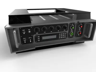 Military Radio Model 05 Low-poly 3D model