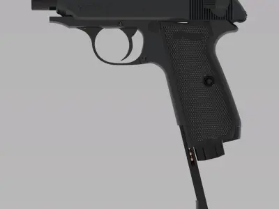 Airgun BB pistol Walther-Umarex ppks 3D model 3D model