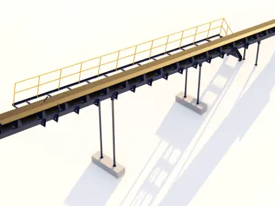 conveyor 3D Model 3D model