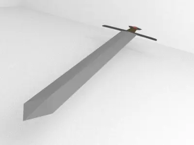 Sword LOW POLY Low-poly 3D model purchase